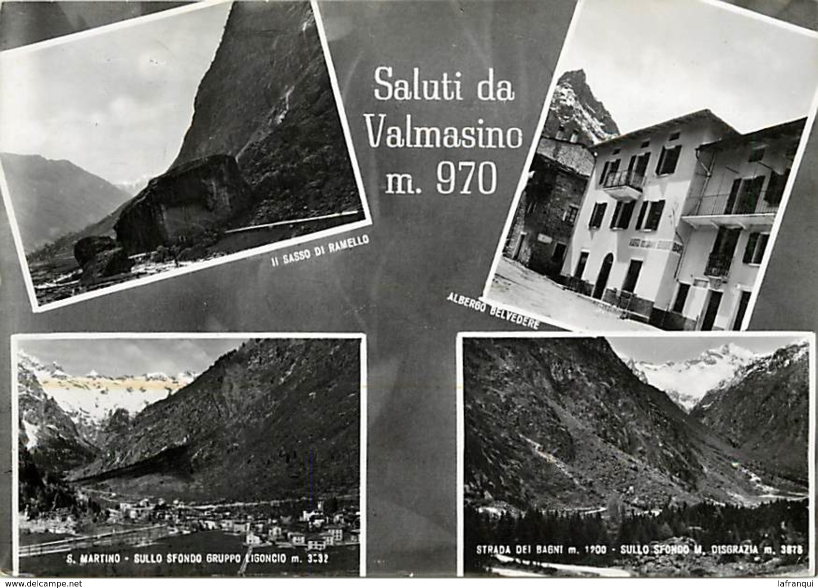 -cpsm -ref :T732- Saint Marin -republique De San Marino -saluti Da Valmasino  -carte Bon Etat - - San Marino