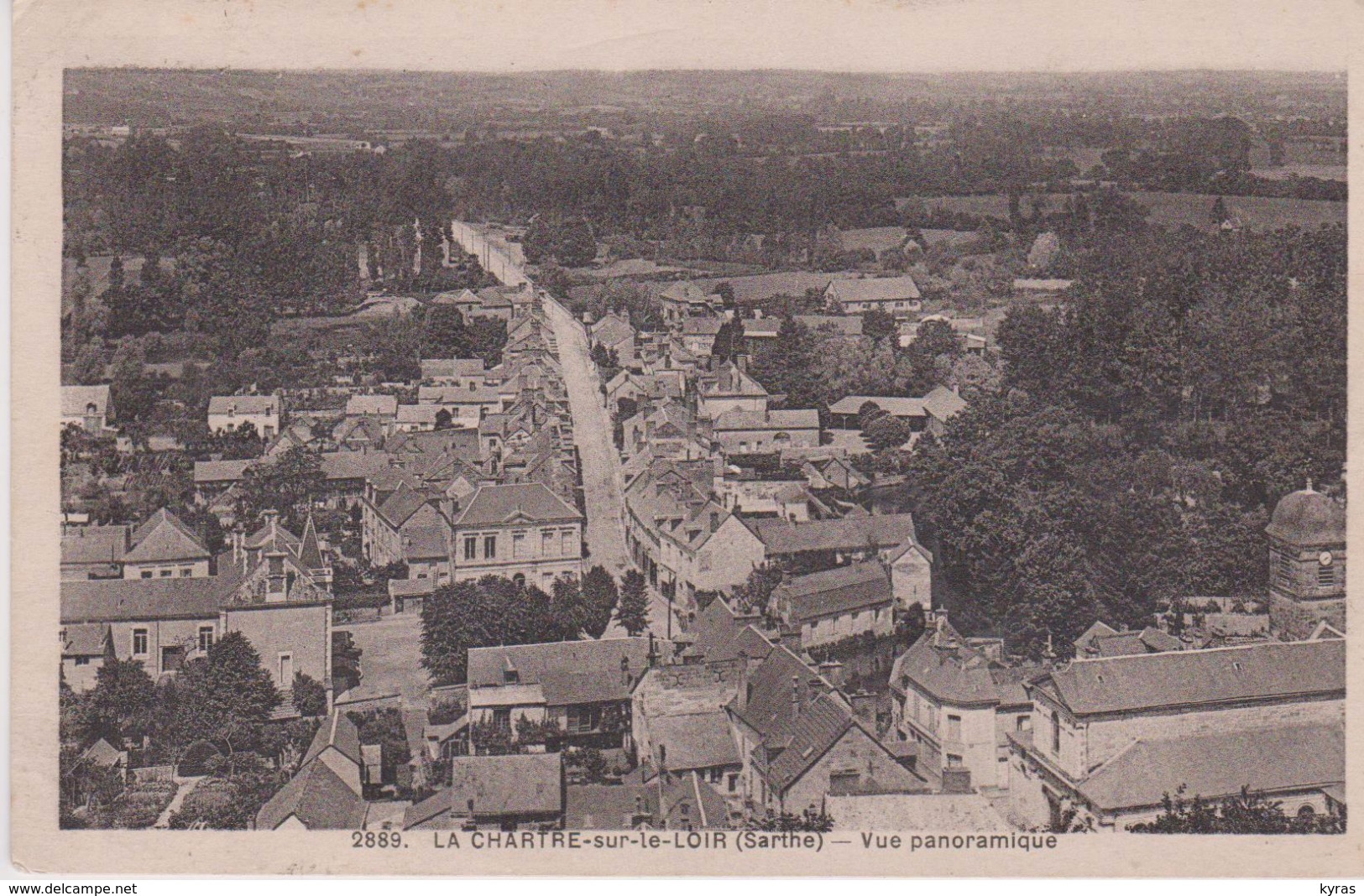 LA CHARTRE SUR LE LOIR (72)  Vue Panoramique (Aérienne) - Autres & Non Classés