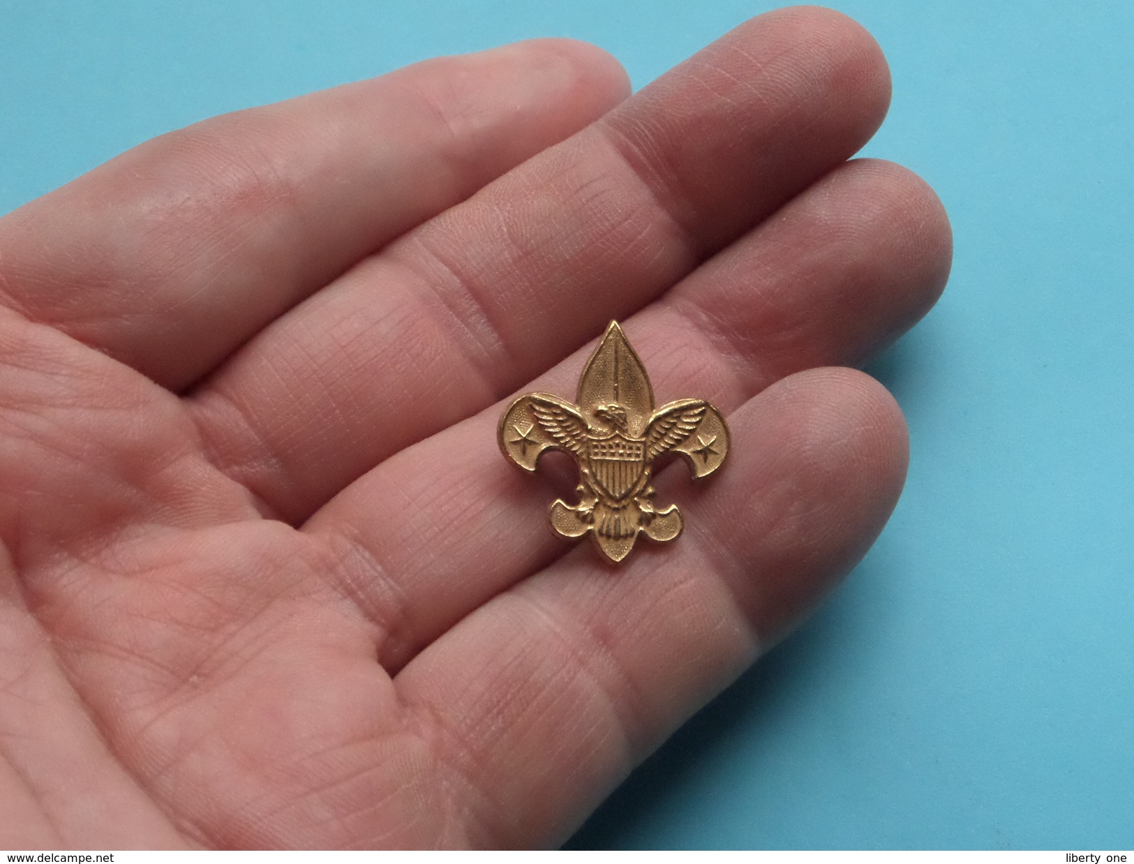 Identify ( Speld - Epingle - Pin - Brooch - Badge ) Gold Color / Zie Foto Voor Détail ! - Scoutisme