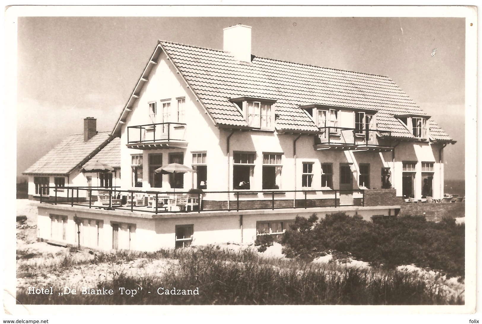 Cadzand - Hotel 'De Blanke Top' - 1954 - Cadzand