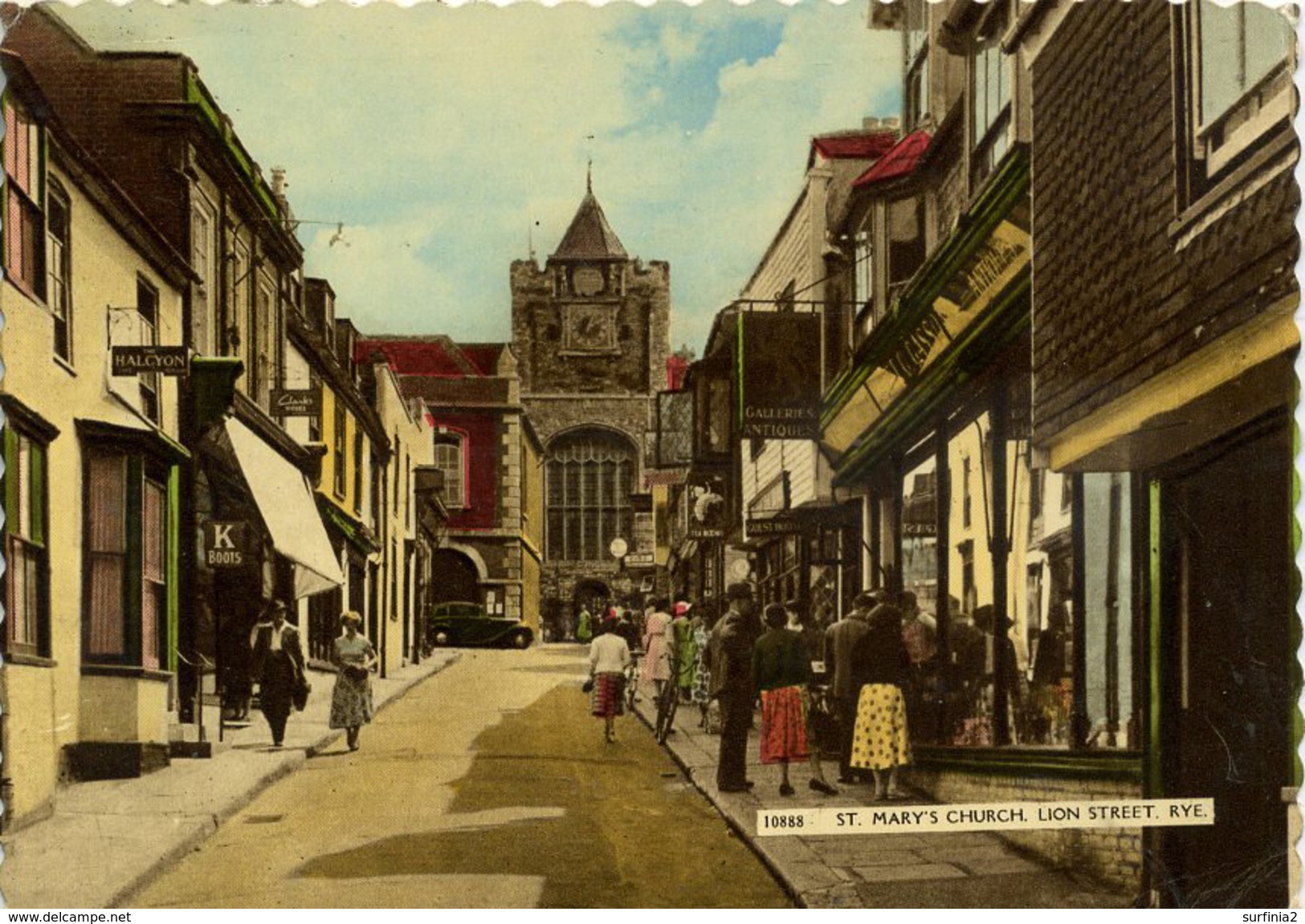 SUSSEX - RYE - ST MARY'S CHURCH -(ANIMATED STREET) M378 - Rye