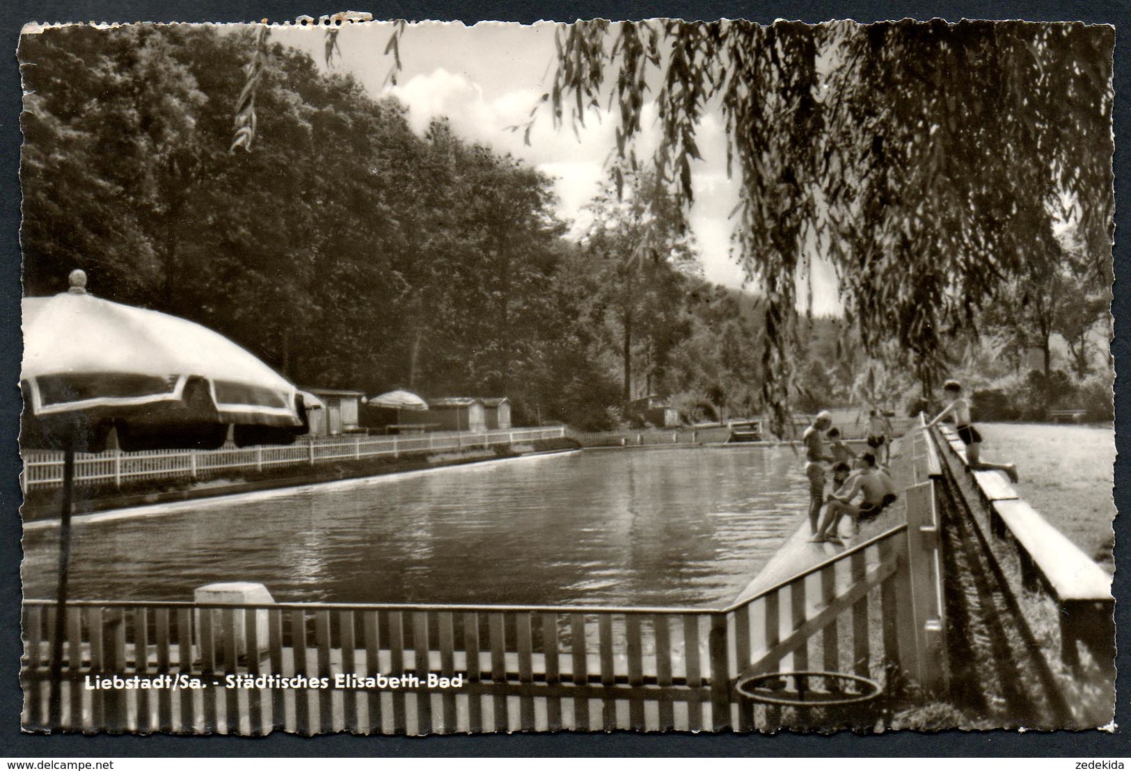 9453 - Alte Foto Ansichtskarte - Liebstadt Freibad - Gel 1967 Schmiedicke Raufler - Liebstadt