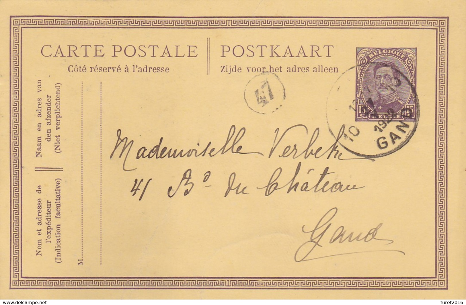 ALBERT  : Lot 9 Cartes - 1915-1920 Albert I