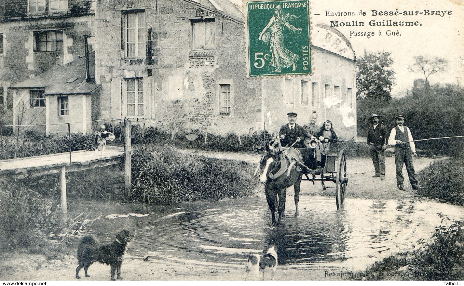 Environs De Bessé Sur Braye - Moulin Guillaume - Passage à Gué - Autres & Non Classés