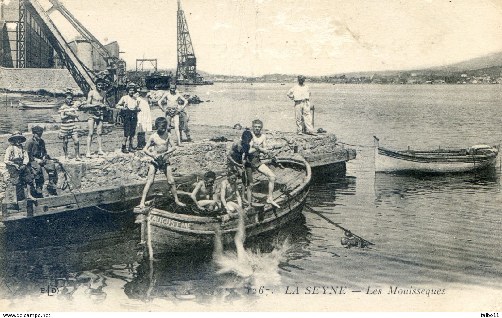 La Seyne  - Les Mouisseques - Enfants Se Baignant - La Seyne-sur-Mer