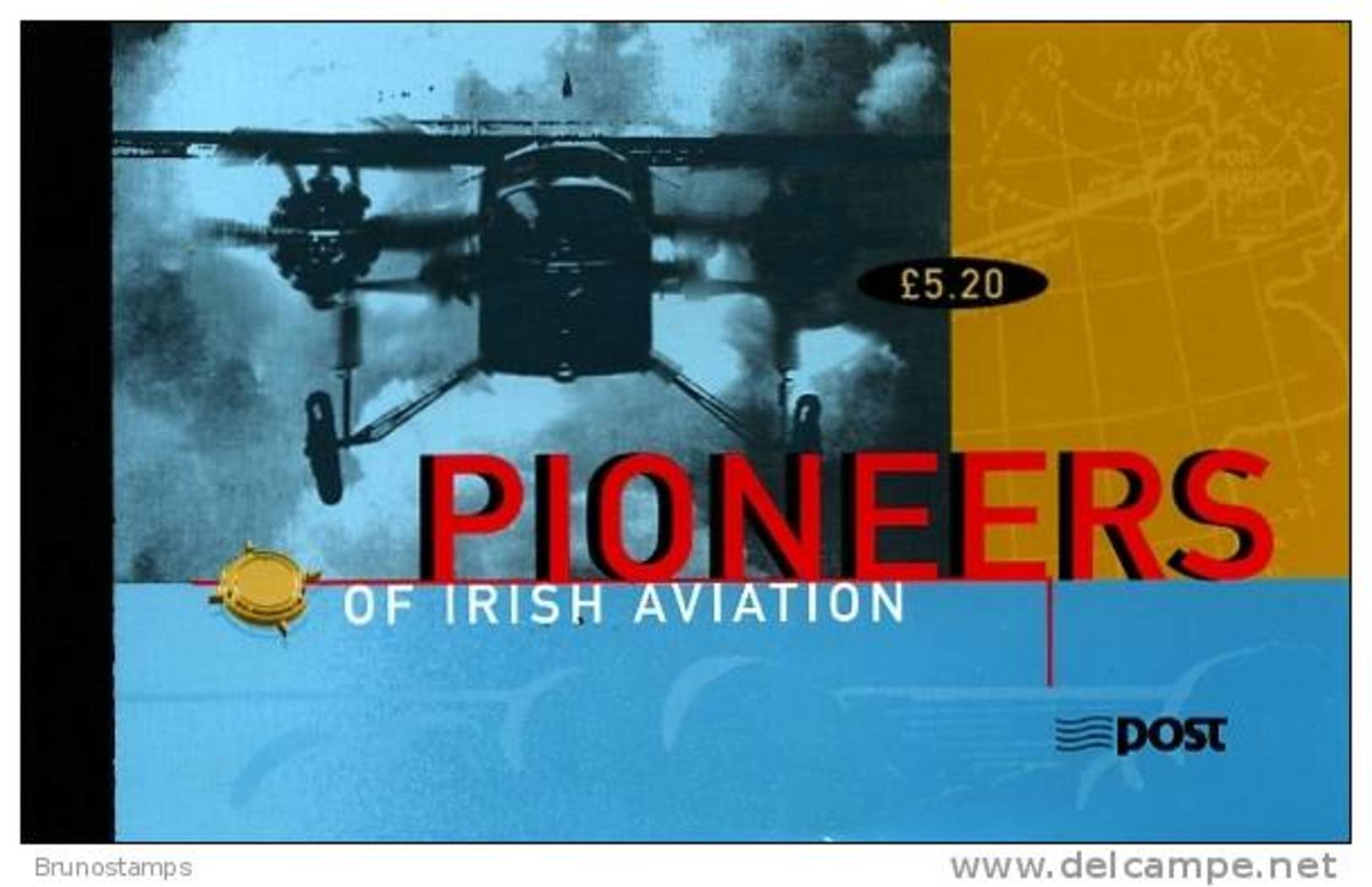 IRELAND/EIRE/IRLAND - 1998 PIONEERS OF AVIATION PRESTIGE BOOKLET FINE USED - Cuadernillos