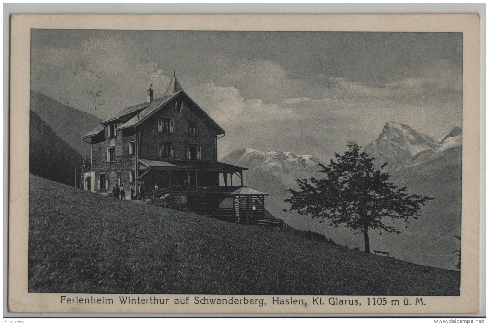 Ferienheim Winterthur Auf Schwanderberg, Haslen Glarus (1105 M) - Haslen
