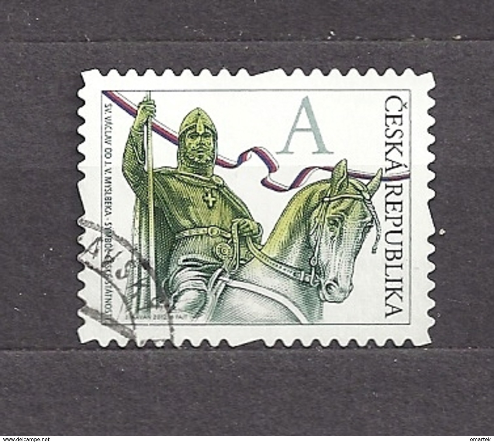 Czech Republic 2012 Gest ⊙ Mi 723 Sc 3536 St. Wenceslas. The Stamp Portrays J.V. Myslbek C4 - Used Stamps