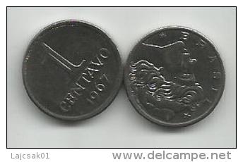 Brazil 1 Centavo 1967. High Grade - Brésil