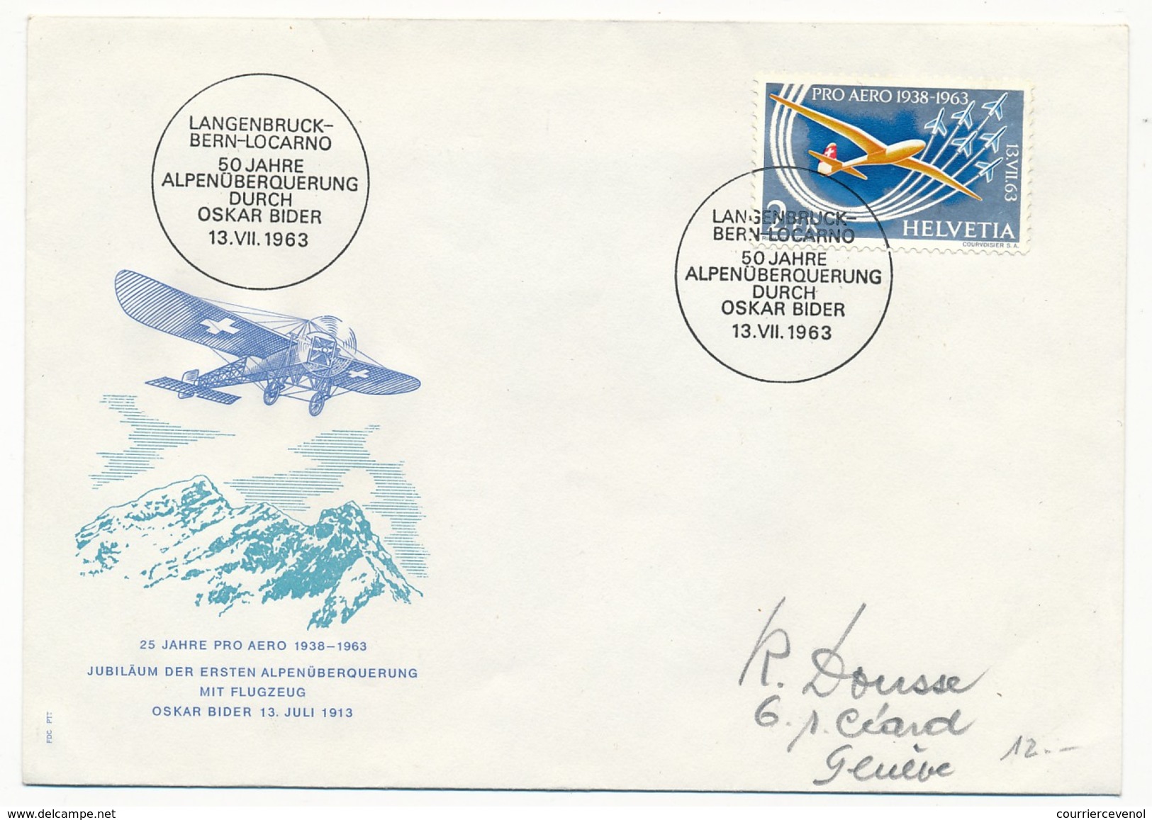 SUISSE - Lot De 12 Enveloppes Thème POSTE AERIENNE - FDC, Premiers Vols, Années 80 / 90 - Erst- U. Sonderflugbriefe