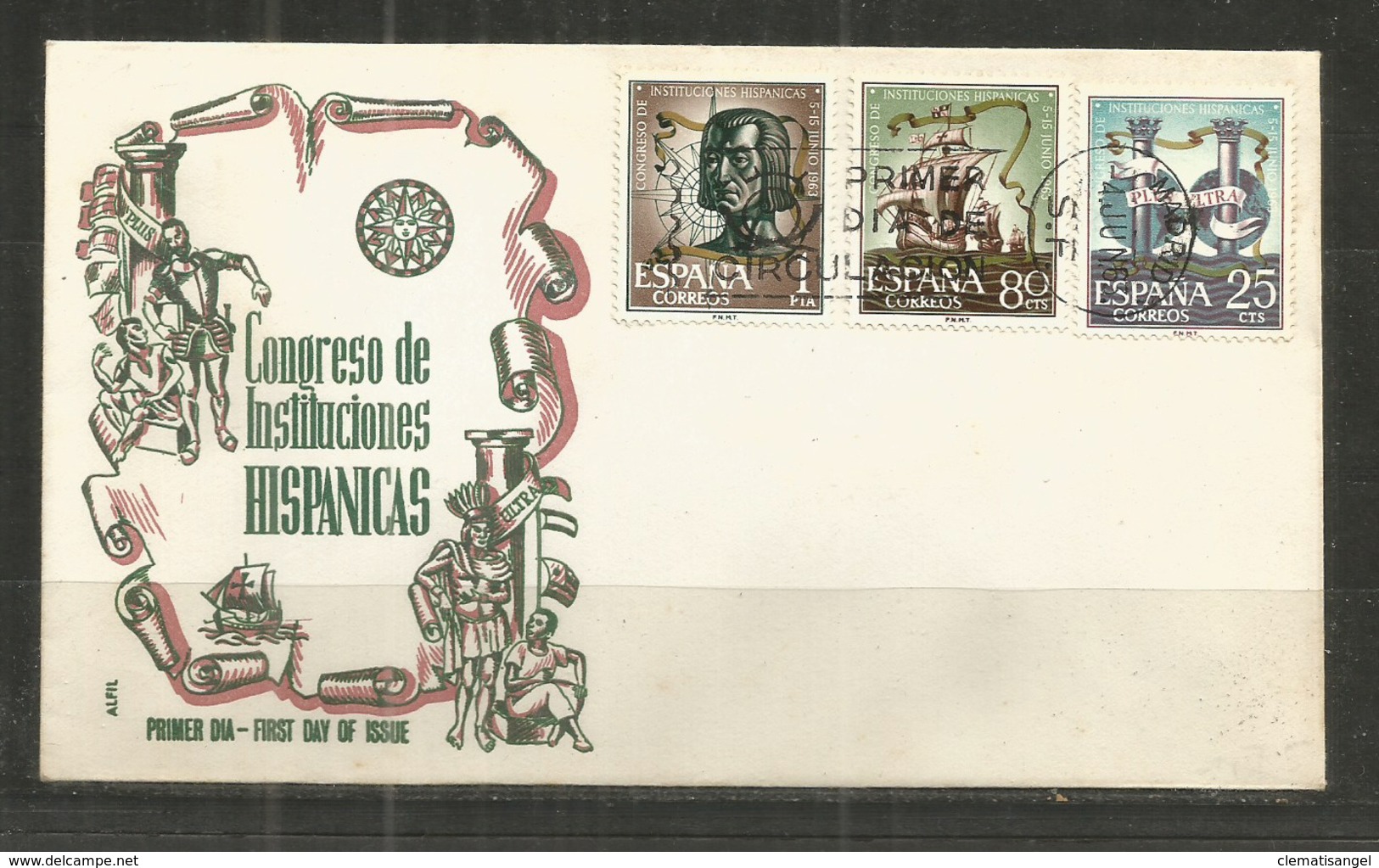 291r * SPANIEN 1401/3 * KONGRESS * ERSTTAGSBRIEF.  **!! - FDC