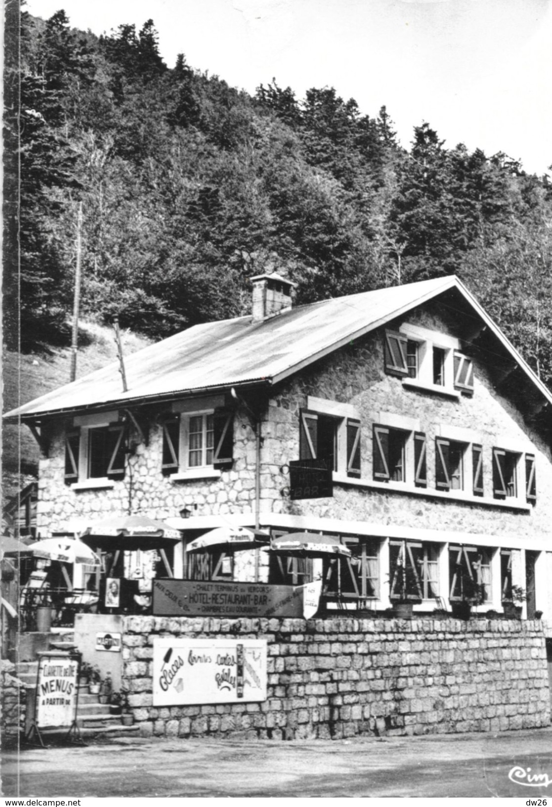 Chalet Terminus Du Vercors - Hôtel-Restaurant, Col Du Rousset (Drôme) - Edition A. Leclerc - Carte CIM - Alberghi & Ristoranti