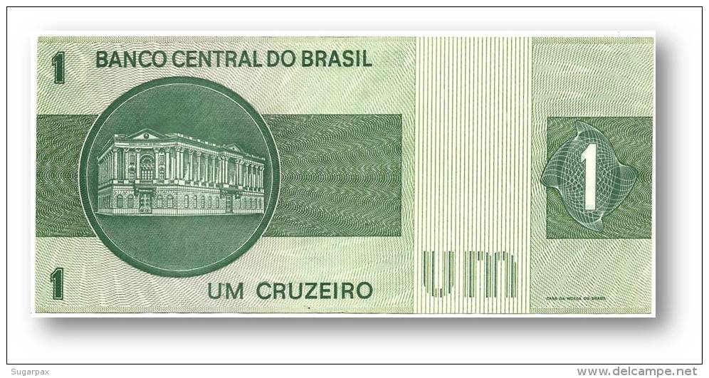 BRASIL - 1 CRUZEIRO - ND ( 1972 ) - P 191A.a - Serie 1131 - Sign. 17 - Prefix B - LIBERTY - Brasile