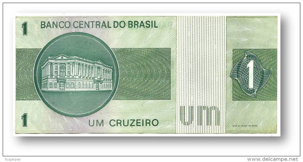 BRASIL - 1 CRUZEIRO - ND ( 1975 ) - P 191A.b - Serie 7314 - Sign. 18 - Prefix B - LIBERTY - Brazil