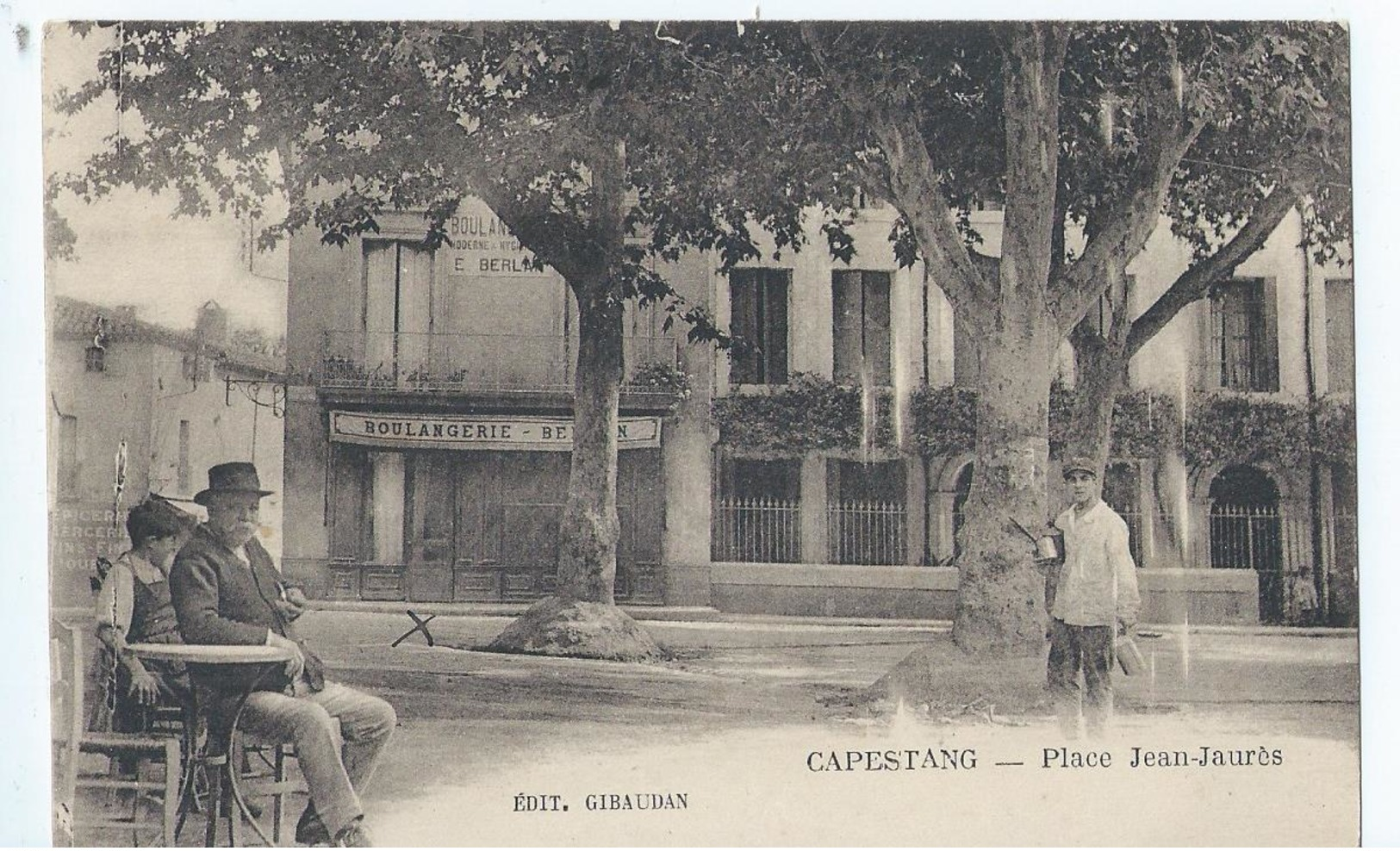 Cpa  -34-  Capestang Boulangerie - Capestang