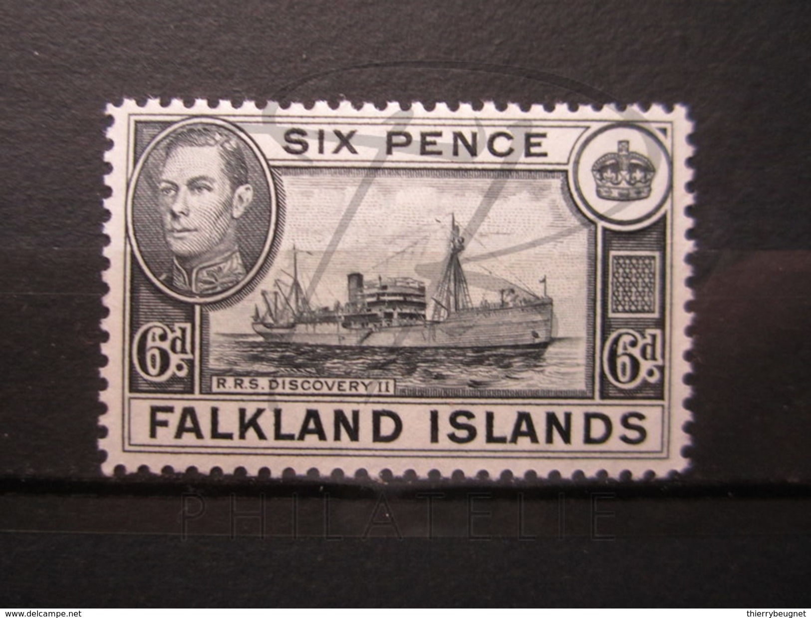 BEAU TIMBRE DE FALKLAND N° 91B , XX !!! (a) - Falkland Islands