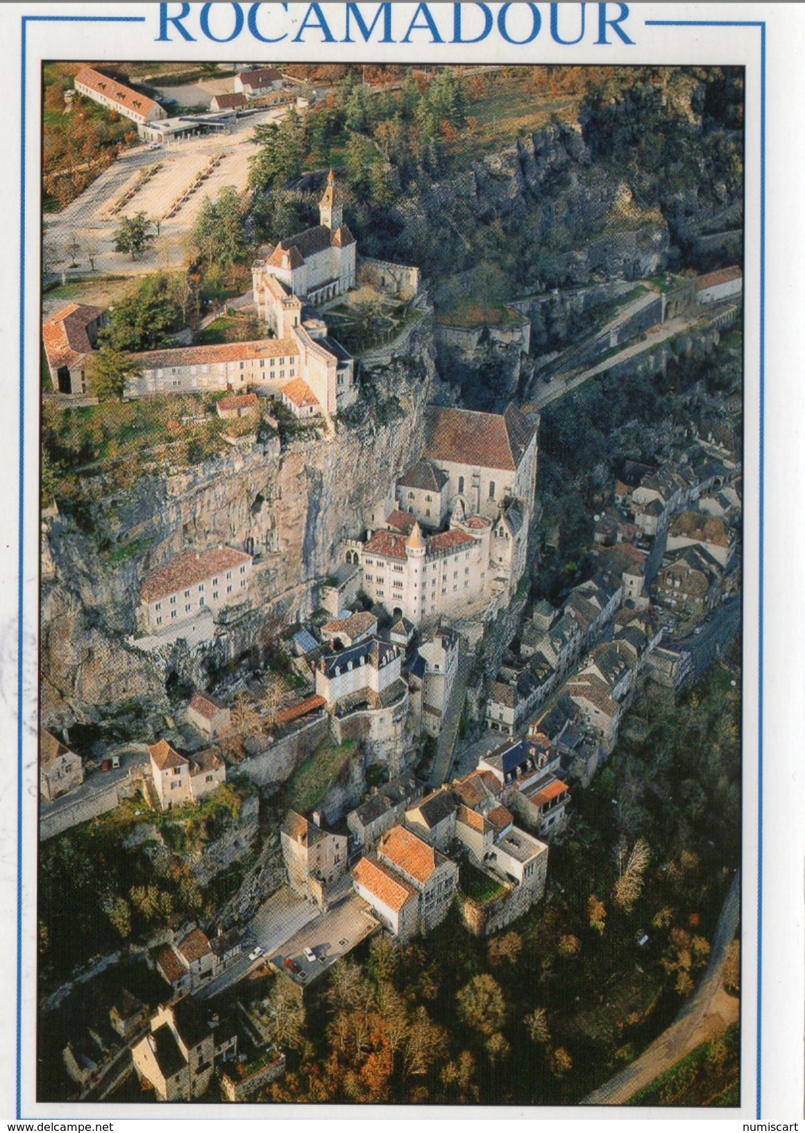 Rocamadour.. Belle Vue De La Ville étape Sur Le Chemin De Compostelle - Rocamadour