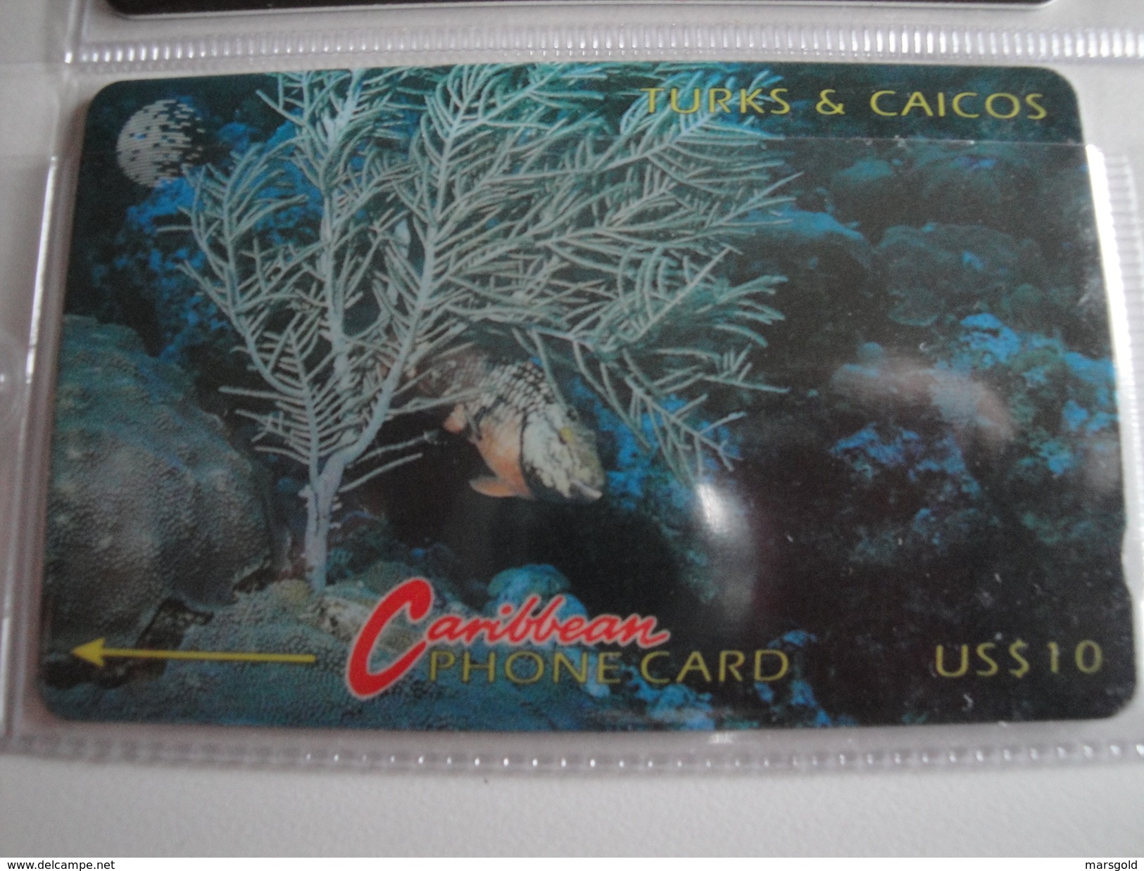 GPT Phonecard From Turks & Caicos - Redband Parrot Fish - 6CTCA - Turks And Caicos Islands