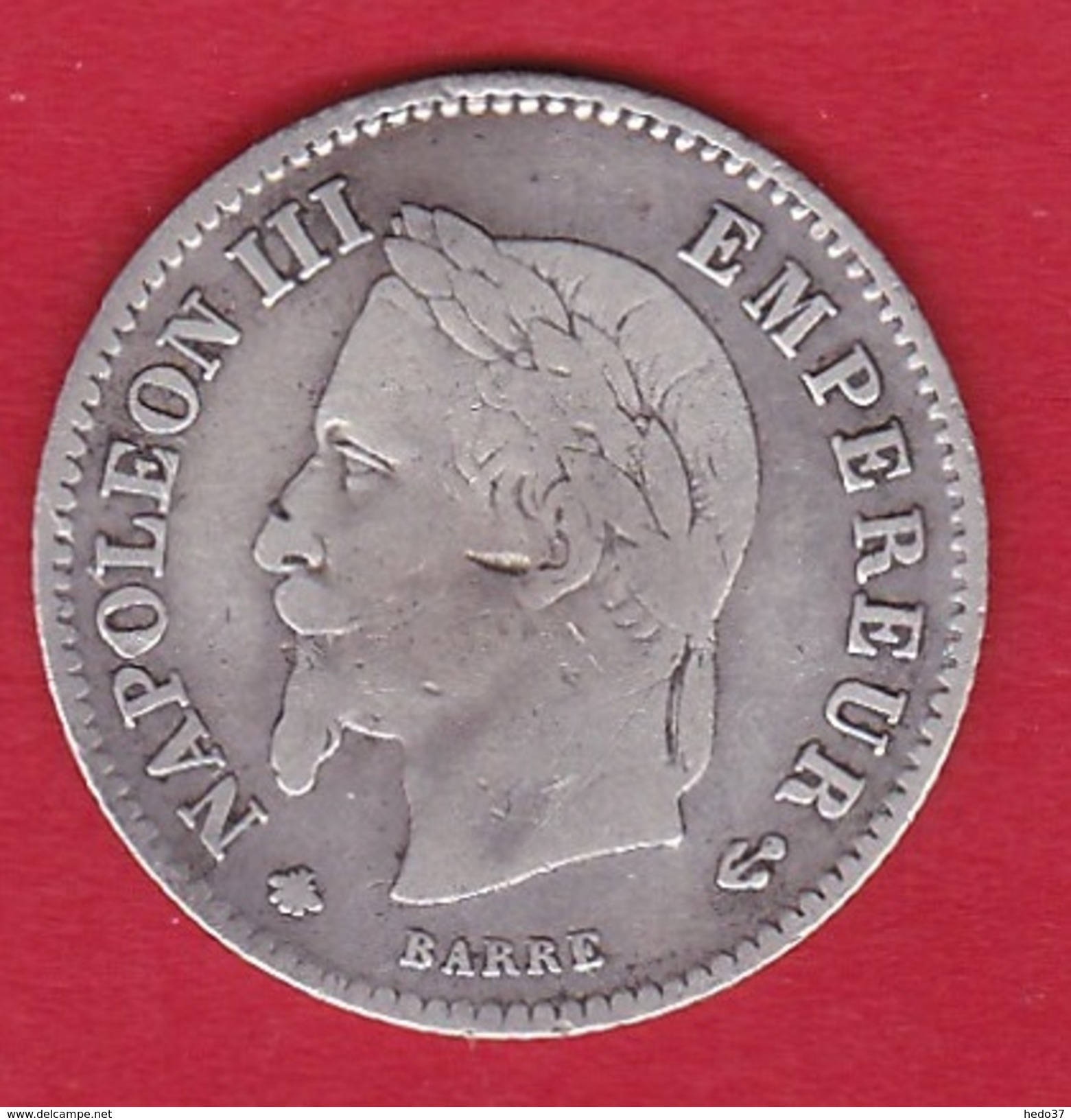 France 20 Centimes Napoléon III Tête Laurée 1867 A - 20 Centimes