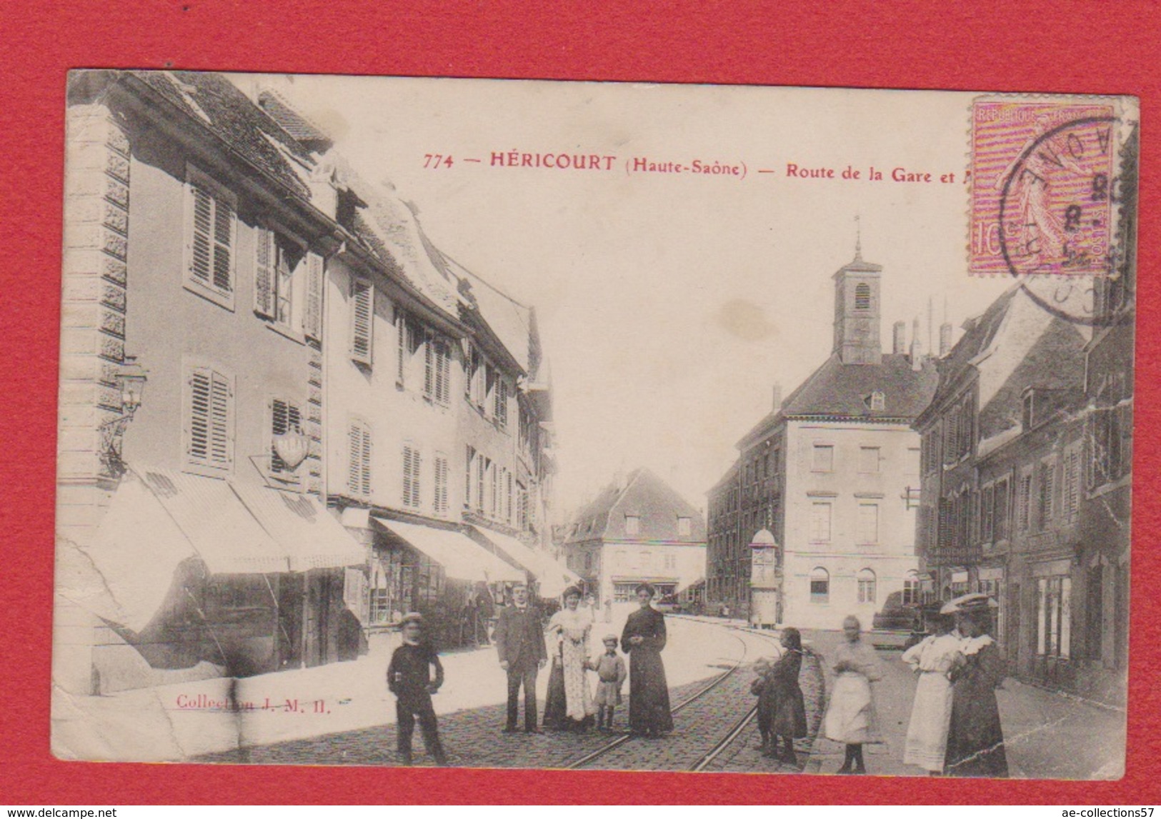 Héricourt --  Route De La Gare  --réparée - Otros & Sin Clasificación