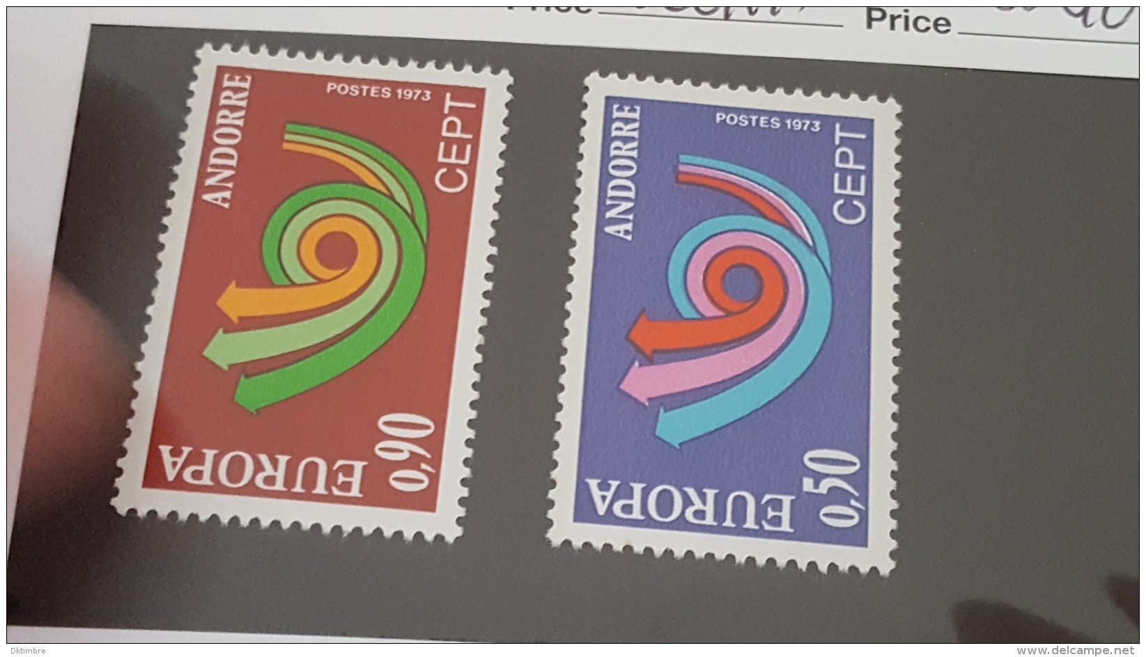 LOT 338115 TIMBRE DE ANDORRE NEUF** N°226/227 VALEUR 40 EUROS LUXE - Used Stamps