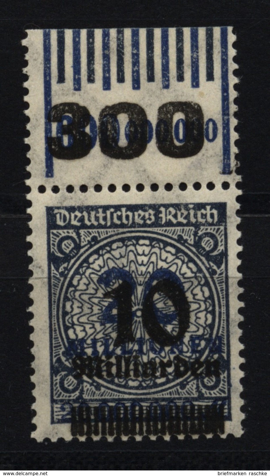 D.R.OPD-Oberänder,OPD Stettin,335Ab,OR 0.6.0/1.5.1,mit Falz,gep.(4650) - Ungebraucht