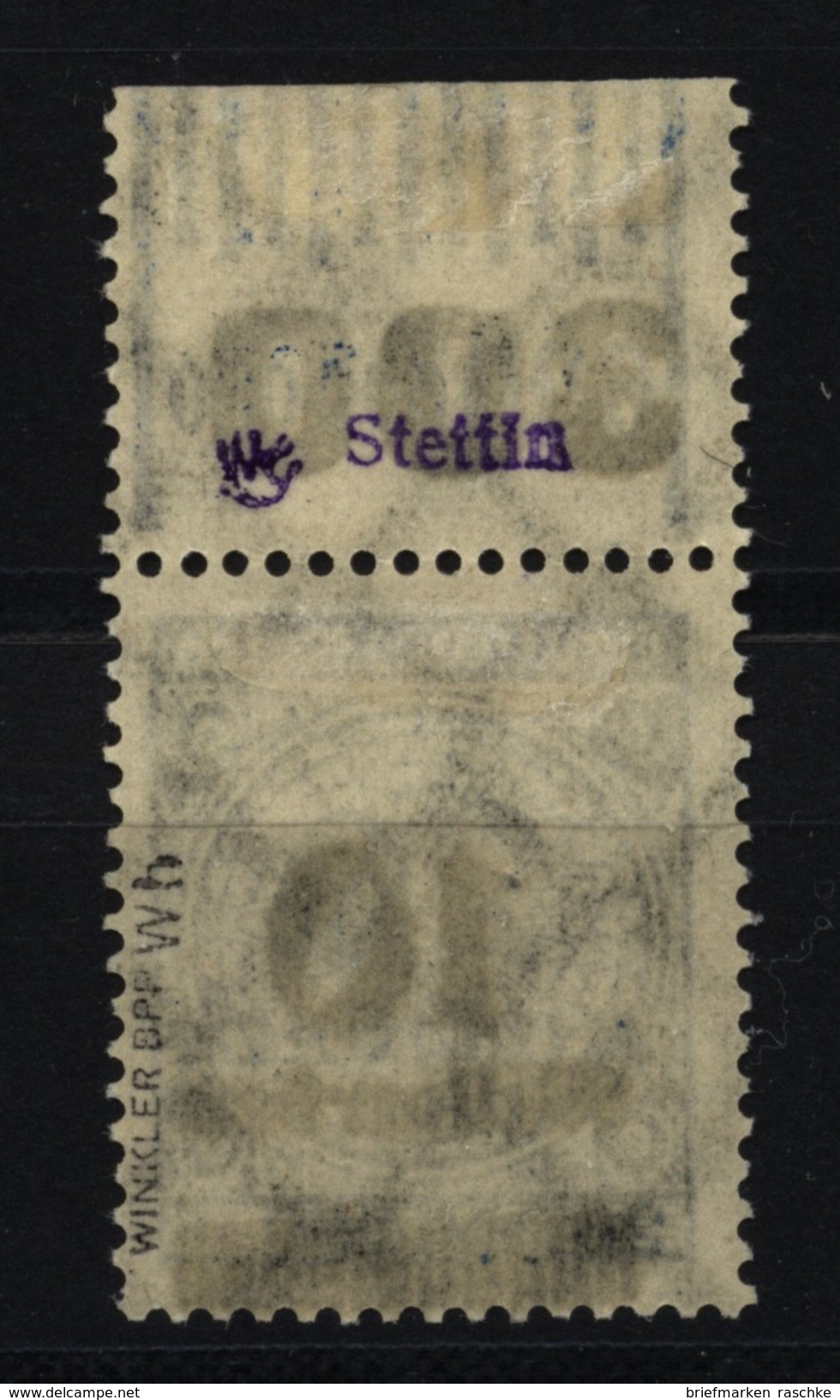 D.R.OPD-Oberänder,OPD Stettin,335Ab,OR 0.6.0/1.5.1,mit Falz,gep.(4650) - Ungebraucht