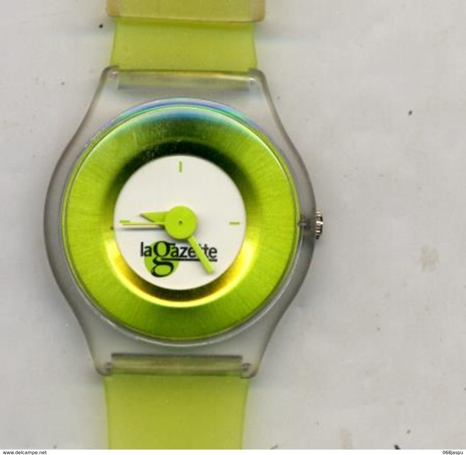 Montre Bracelet Publicitaire  Revue La Gazette - Reclamehorloges