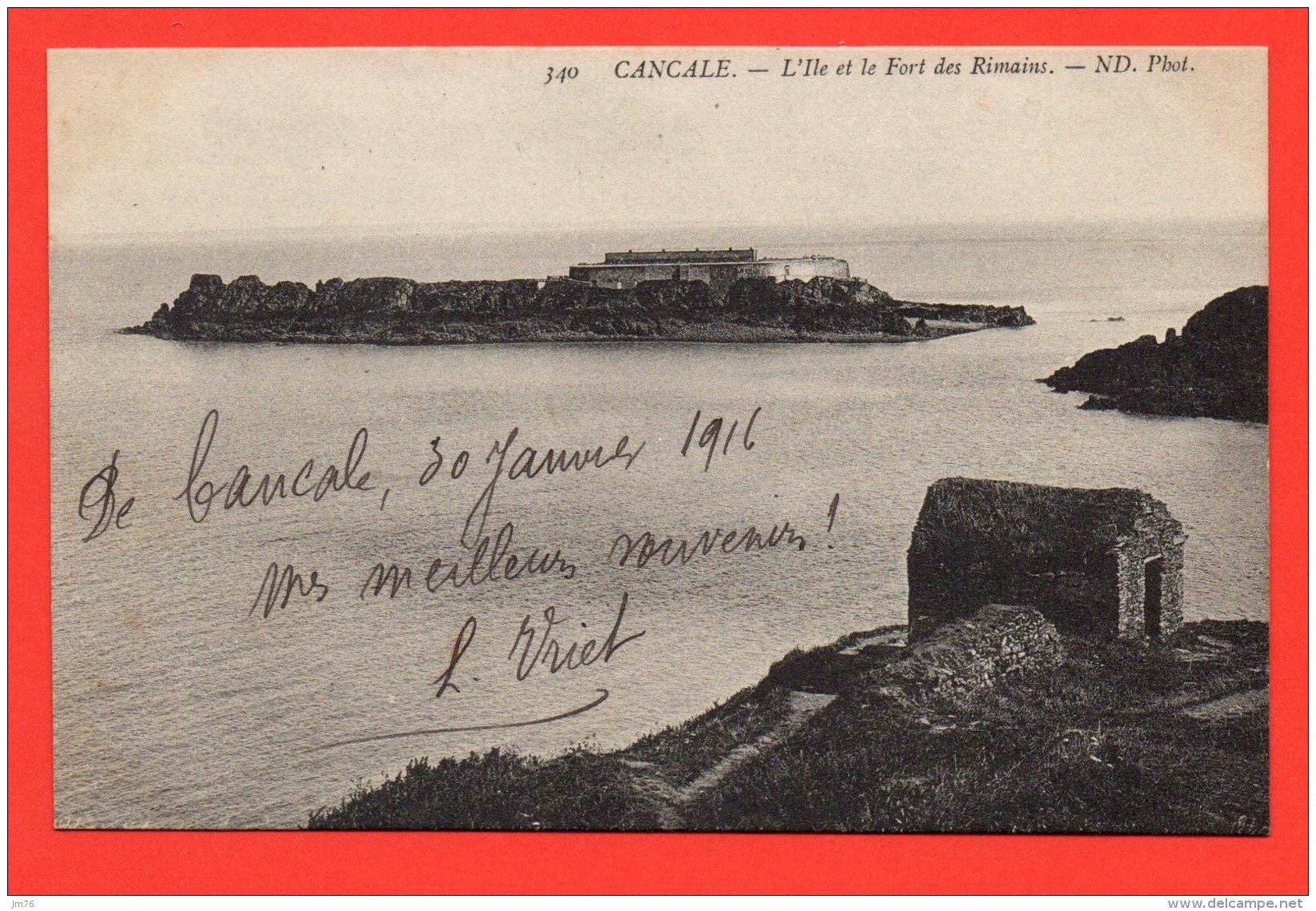 CANCALE -  L'Ile Et Le Fort Des Rimains. - Cancale