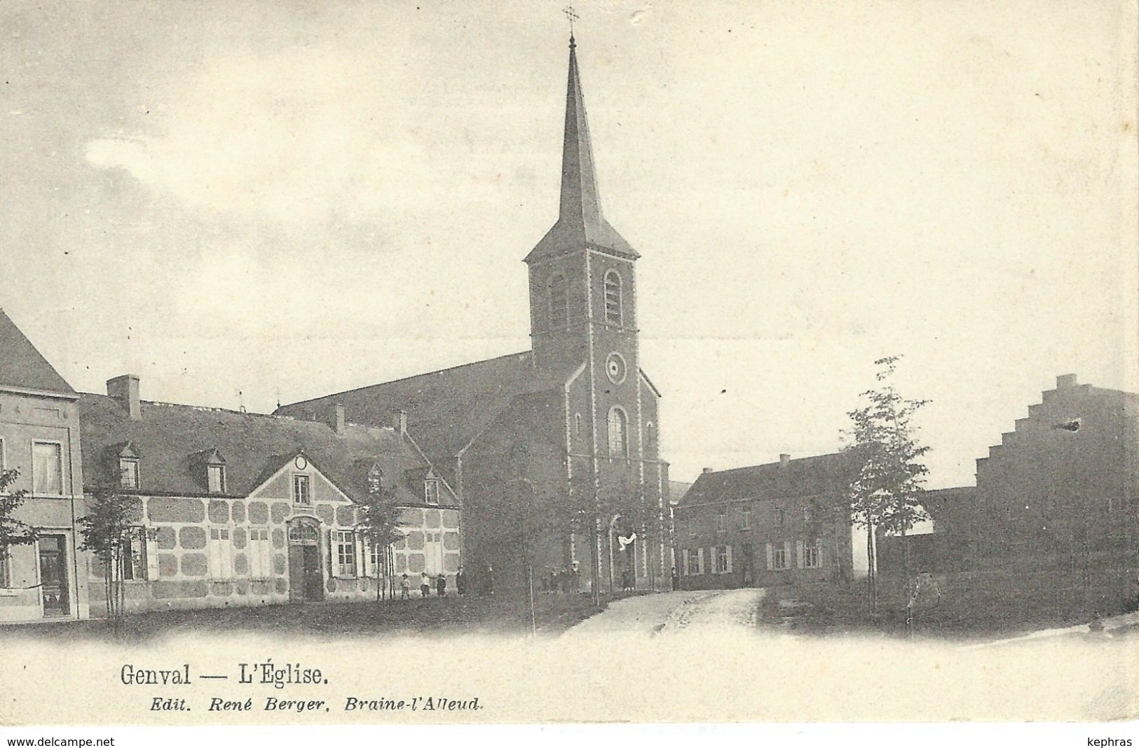 GENVAL : L'Eglise - TRES RARE VARIANTE - La Hulpe