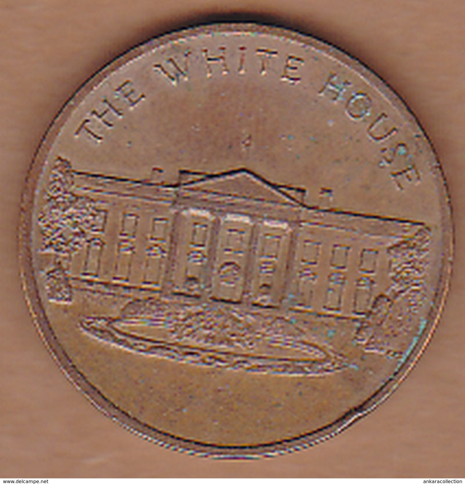 AC -  THE WHITE HOUSE SEAL OF THE PRESIDENT OF THE UNITED STATES BRONZE MEDAL - Verzamelingen