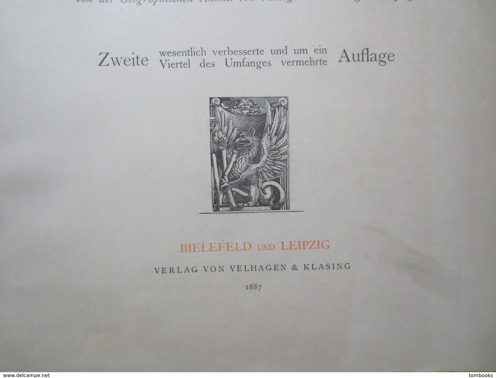 Andress Handatpas - Zweite Auflage - 1887 - Richard Andrees - Handatlas + Supplément - 1893 ( Voir Photos ) - Livres Anciens