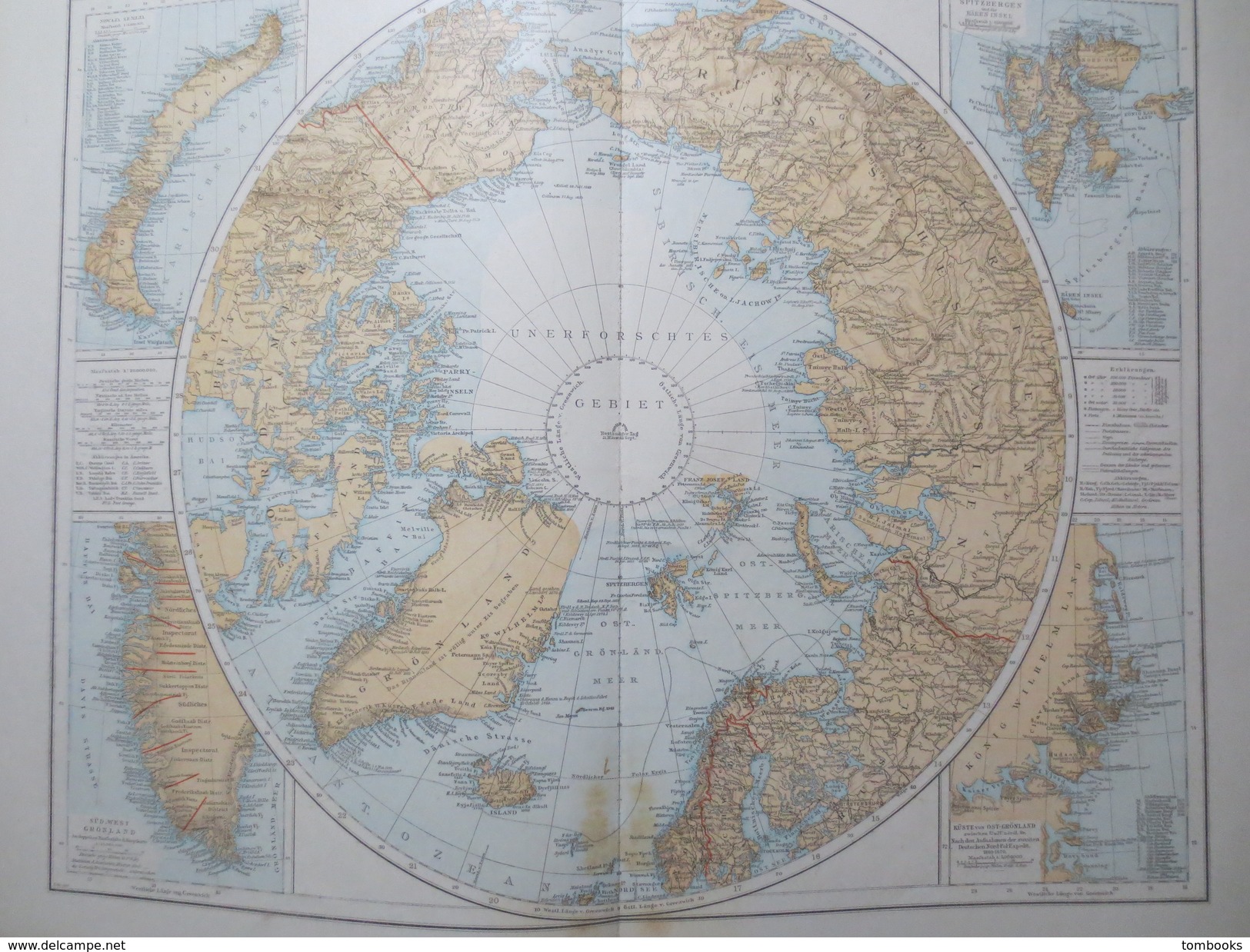 Andress Handatpas - Zweite Auflage - 1887 - Richard Andrees - Handatlas + Supplément - 1893 ( Voir Photos ) - Old Books