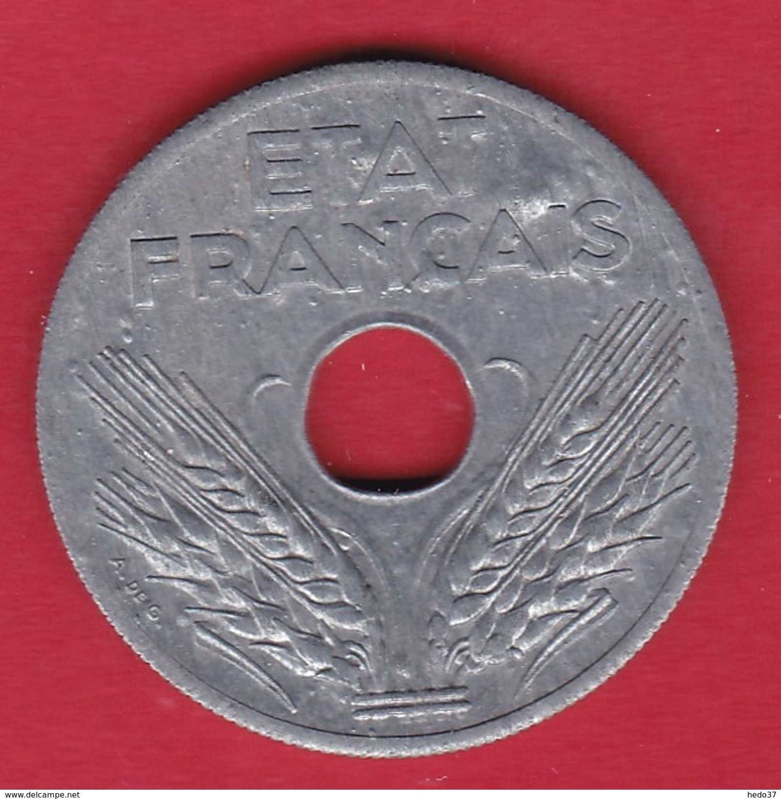 France 20 Centimes Type Vingt Zinc 1941 - SUP - Andere & Zonder Classificatie