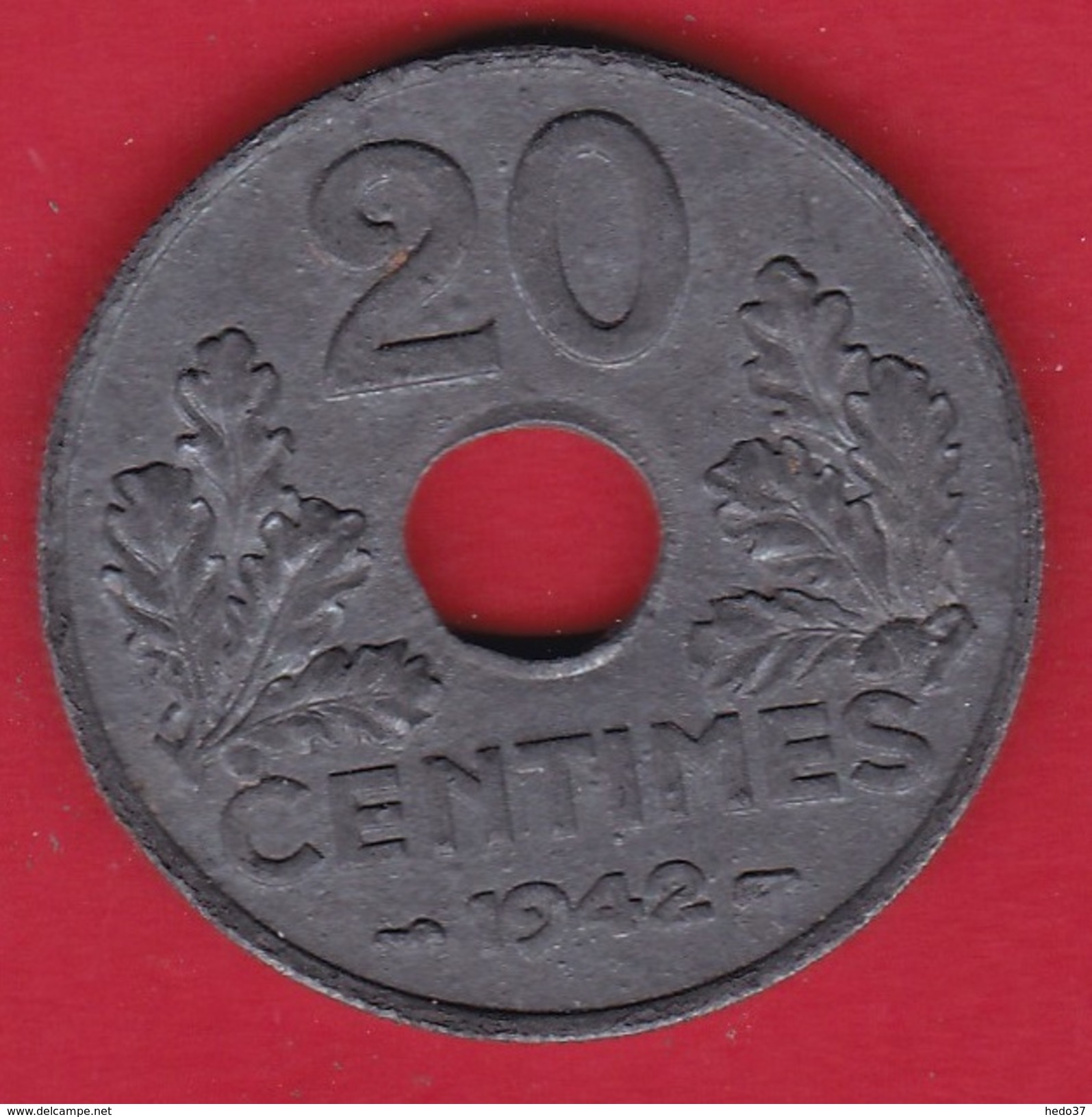 France 20 Centimes Type Vingt 20 1942 - SUP - Andere & Zonder Classificatie