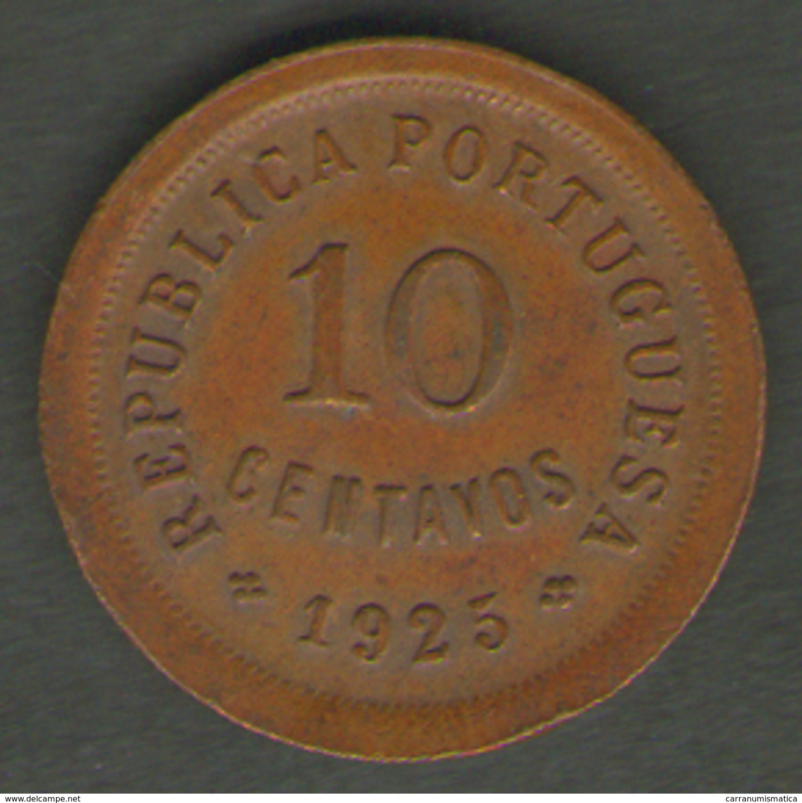 PORTOGALLO 10 CENTAVOS 1925 - Portogallo