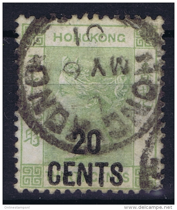 Hong Kong : Sg 45  Mi Nr 48 Ia Gestempelt/used/obl. 1891  Cv 240 Euro - Gebruikt