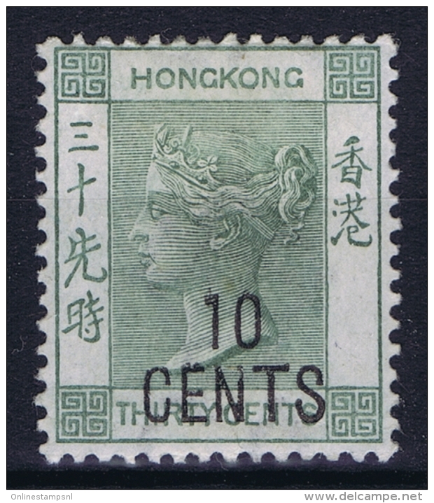 Hong Kong : Sg 54  Mi Nr 53 Ib MH/* Falz/ Charniere 1888 - Neufs