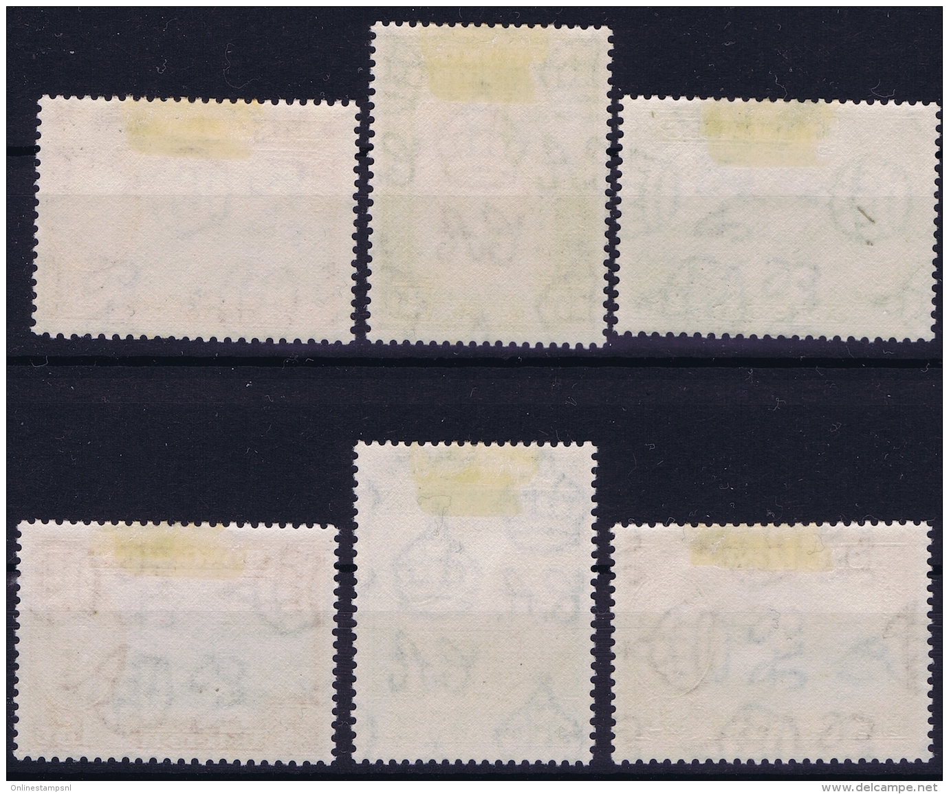 Hong Kong : Sg 163 - 168  Mi  163 - 168     MH/* Falz/ Charniere - Unused Stamps