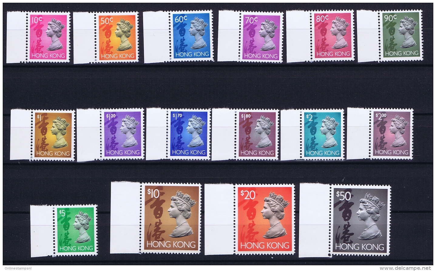 Hong Kong  Mi Nr 654 - 669 MNH/**/postfrisch/neuf Sans Charniere 1992 - Ungebraucht