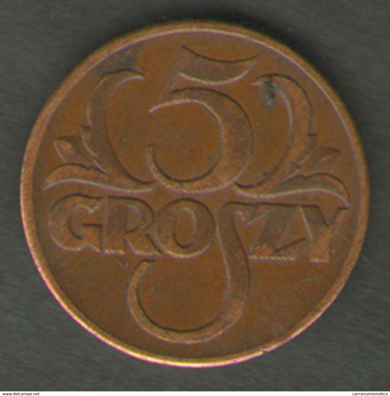 POLONIA 5 GROSZY 1939 - Polonia