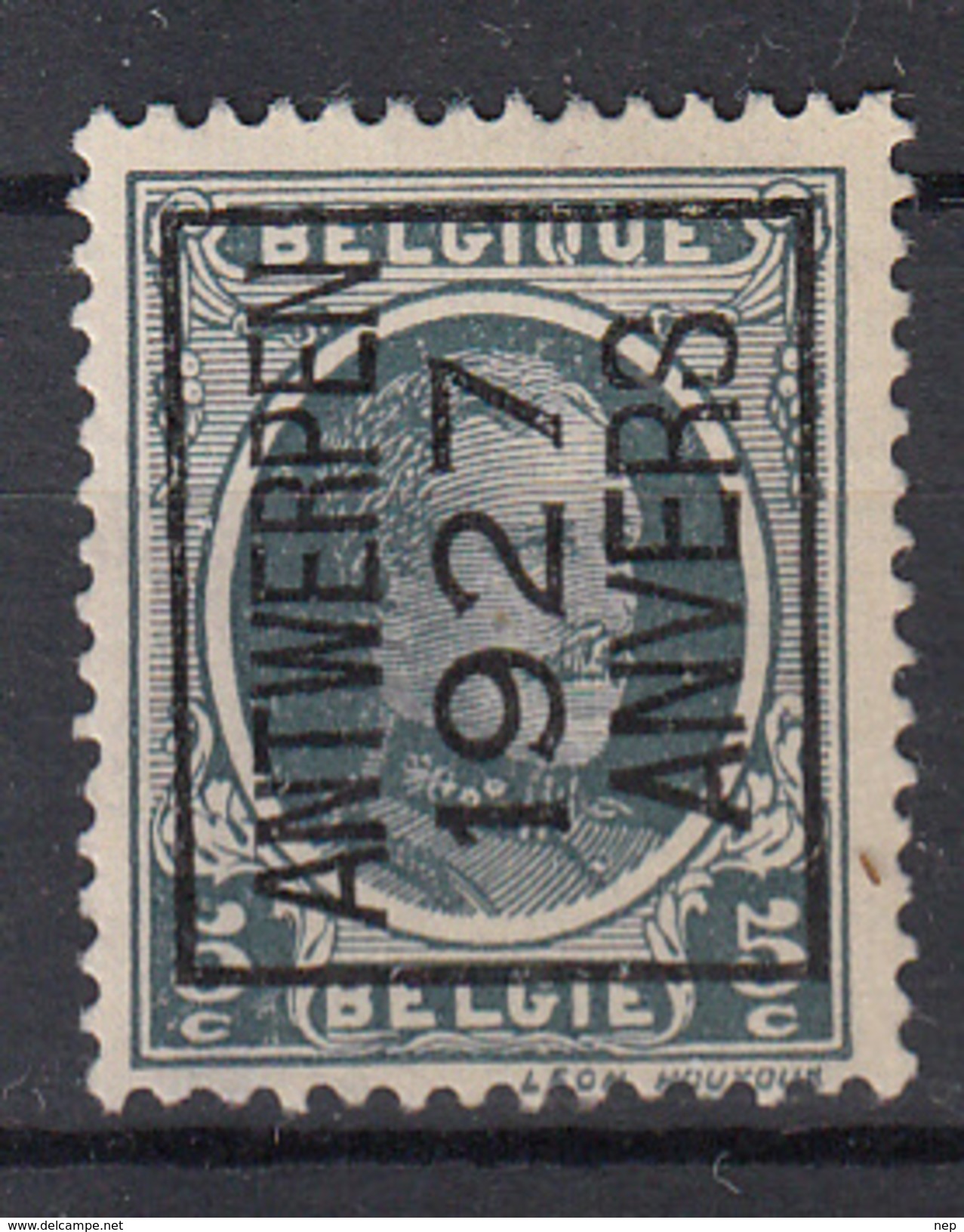 BELGIË - PREO - 1927 - Nr 155 A - ANTWERPEN 1927 ANVERS - (*) - Typos 1922-31 (Houyoux)