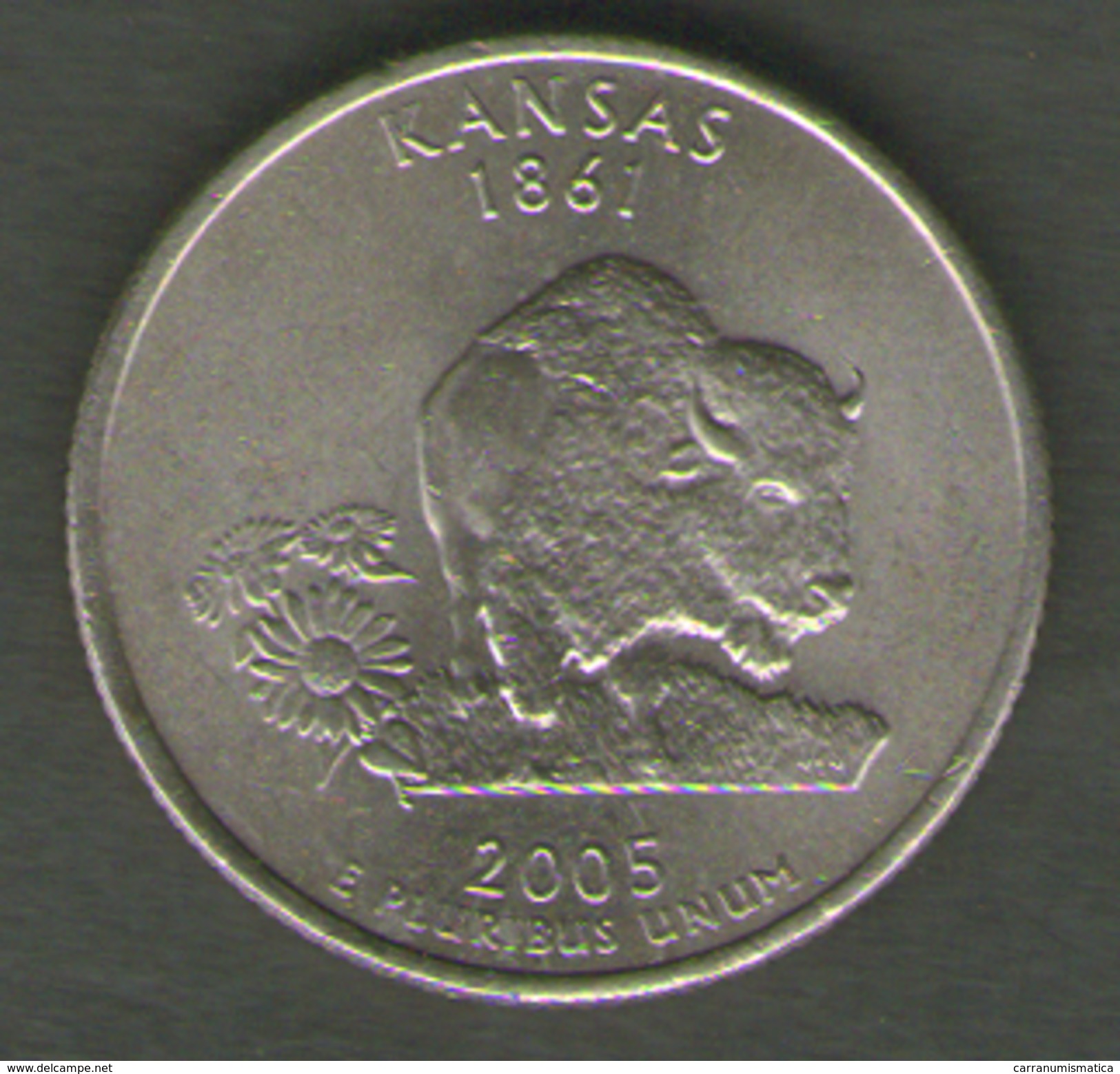 STATI UNITI QUARTER DOLLAR 2005 KANSAS - 1999-2009: State Quarters