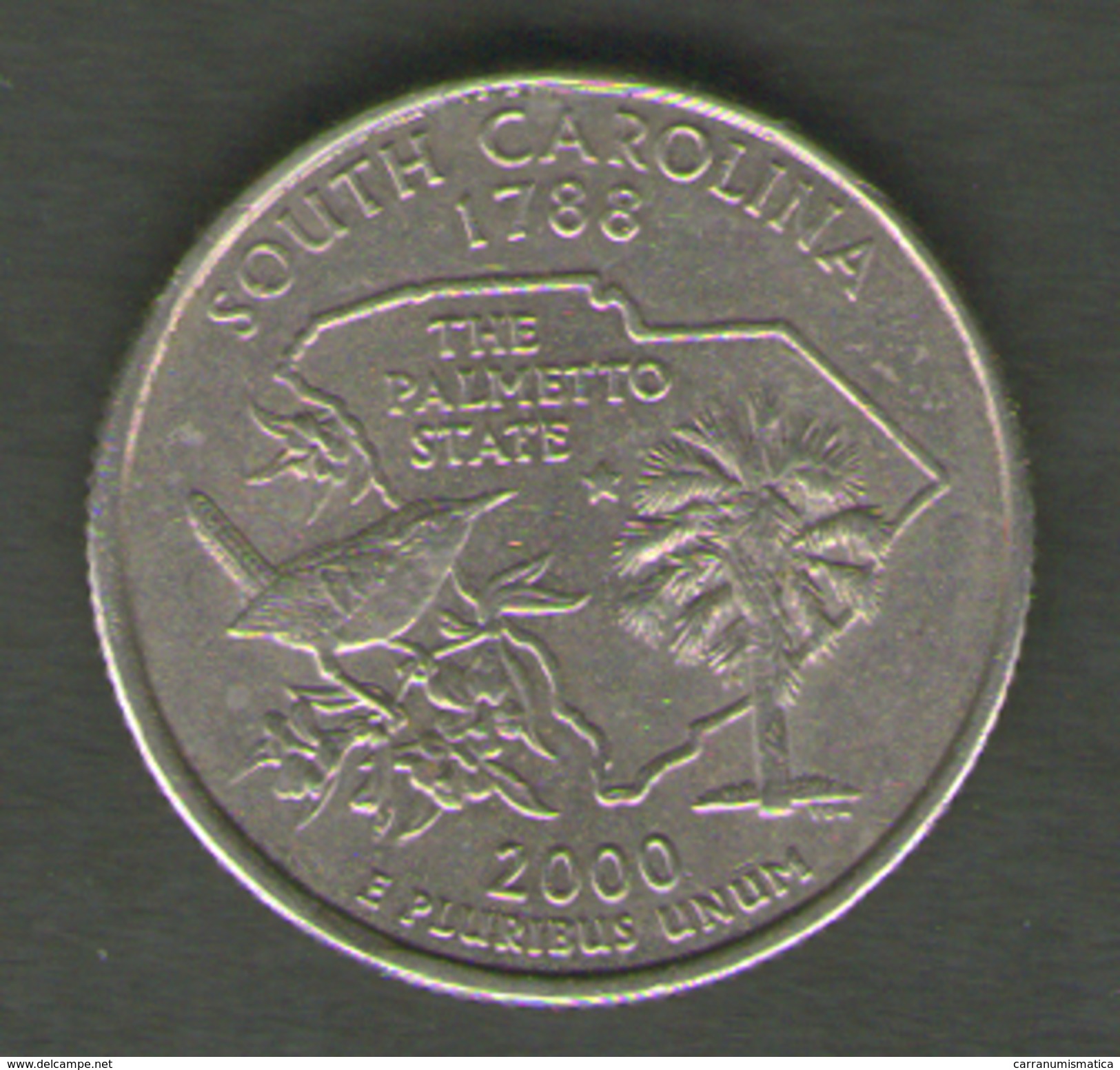 STATI UNITI QUARTER DOLLAR 2000 SOUTH CAROLINA - 1999-2009: State Quarters