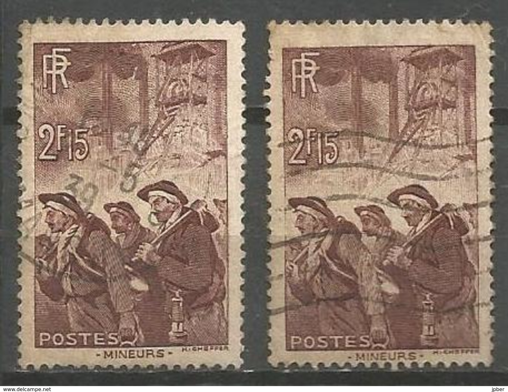 France - F1/329 - N° 390 Obl. - Mineurs - Used Stamps