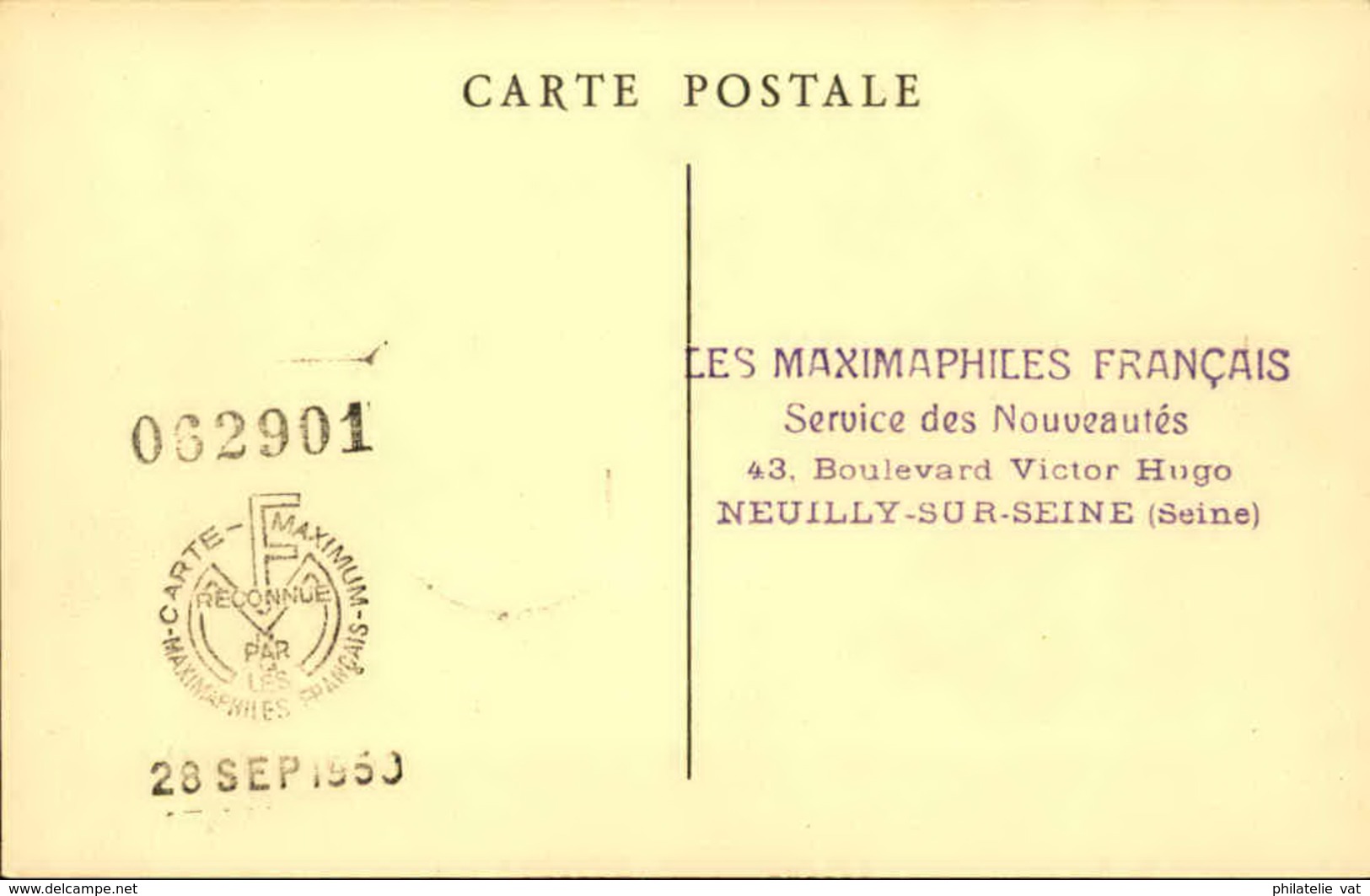 FRANCE - Cartes Maximum "Les Grands Hommes De La Révolution Française (série 6 Cartes) - P20951 à P20956 - 1950-1959