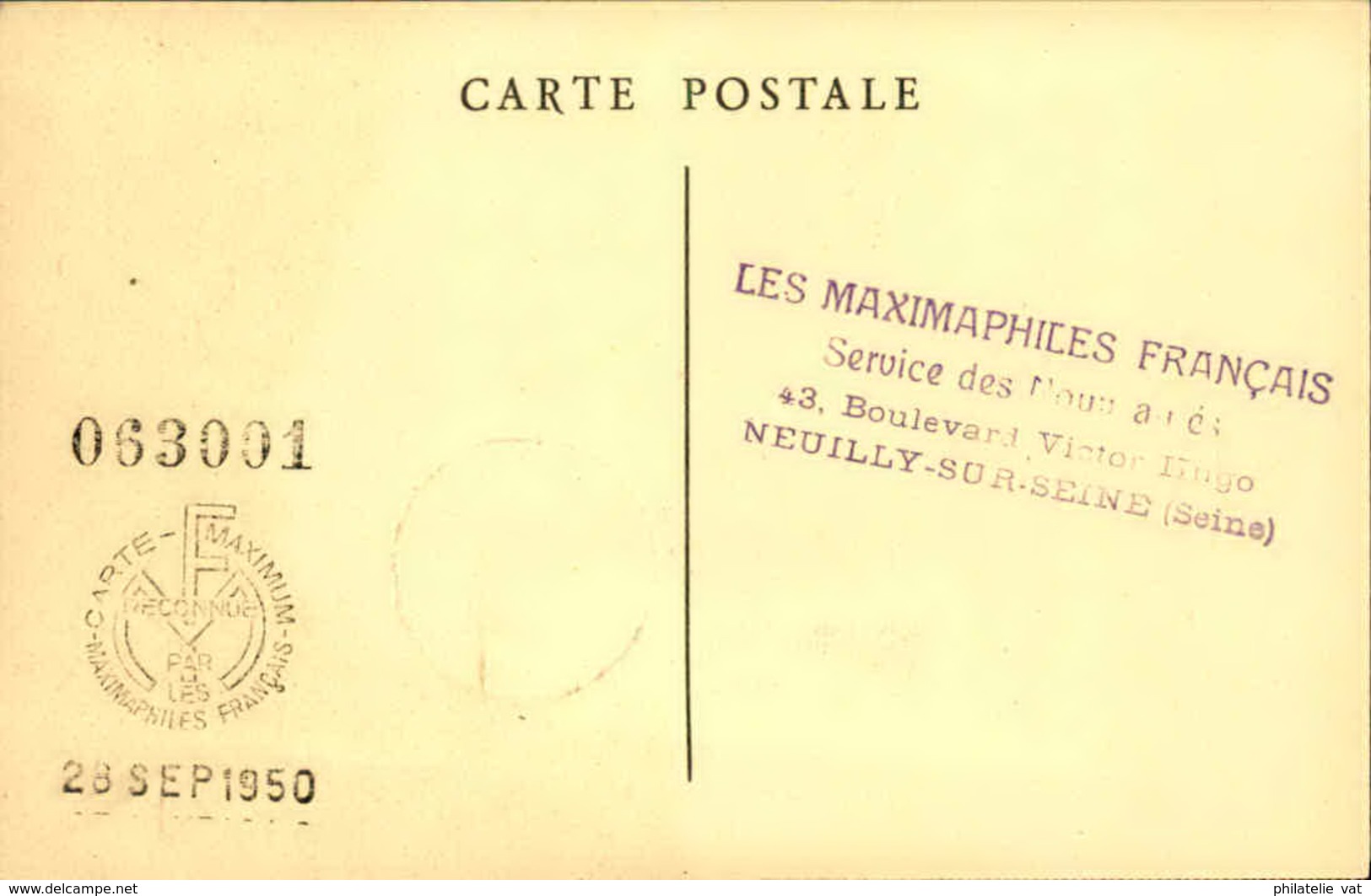 FRANCE - Cartes maximum "Les Grands Hommes de la Révolution Française (série 6 cartes) - P20951 à P20956
