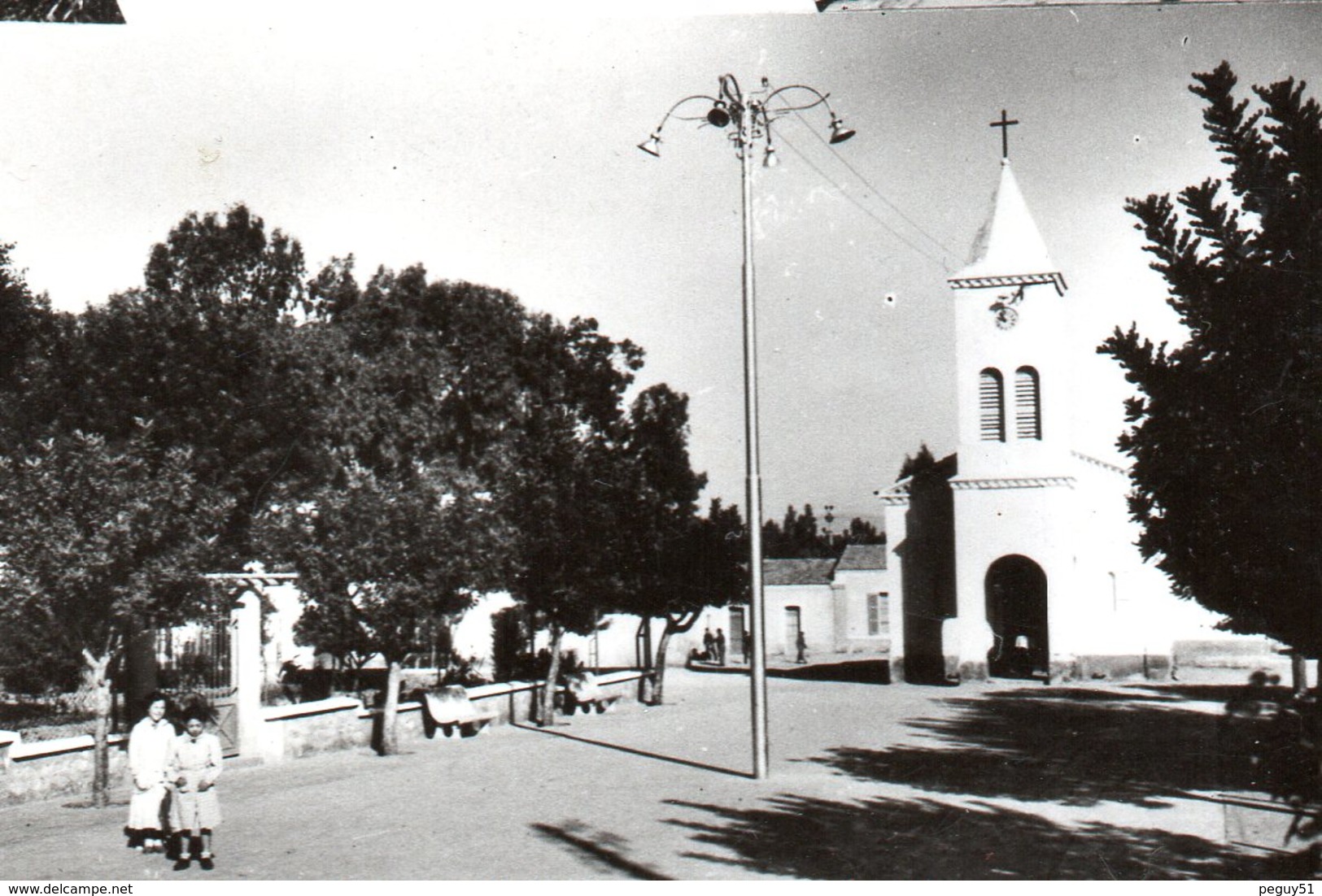 Algérie. Souvenir De Saint-Aimé ( Djidioua-Relizane). Monument Aux Morts, église St.Aimé, Mairie, école.1953 - Autres & Non Classés