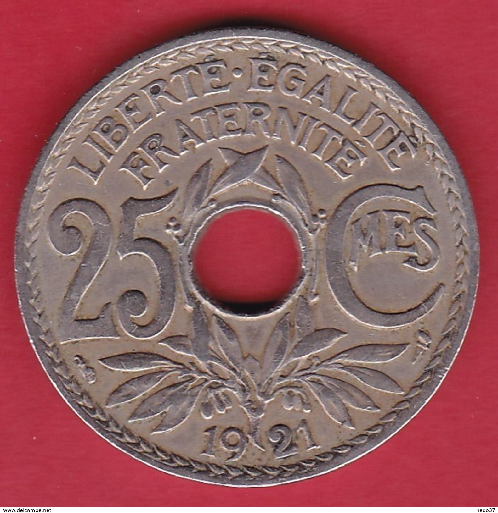 France 25 Centimes Lindauer 1921 - Altri & Non Classificati