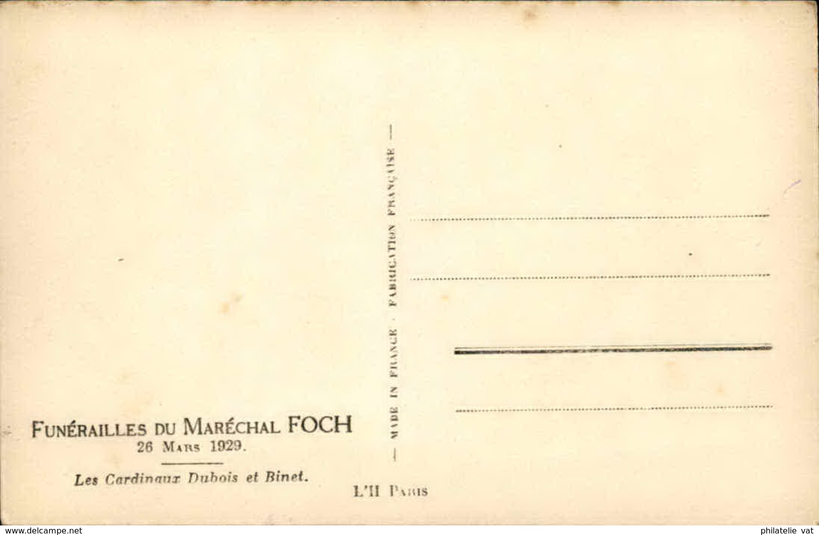 FRANCE - Carte Photo Des Funérailles Du Maréchal FOCH - 26 Mars 1929 - P20961 - Personen